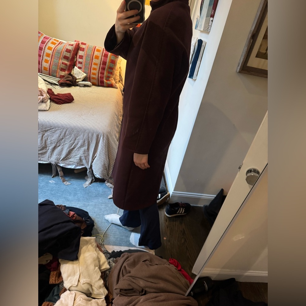 Aritzia 100% wool/cashmere sloane slouch coat - Picture 6 of 9